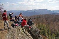 Ćwiczenia terenowe Bieszczady-Otryt-Połonina Wetlińska-Mała Rawka-kwiecien 2011